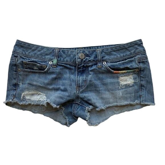 American Eagle Outfitter’s Cut Off Shortie Shorts - Women’s 6 - Picture 1 of 6